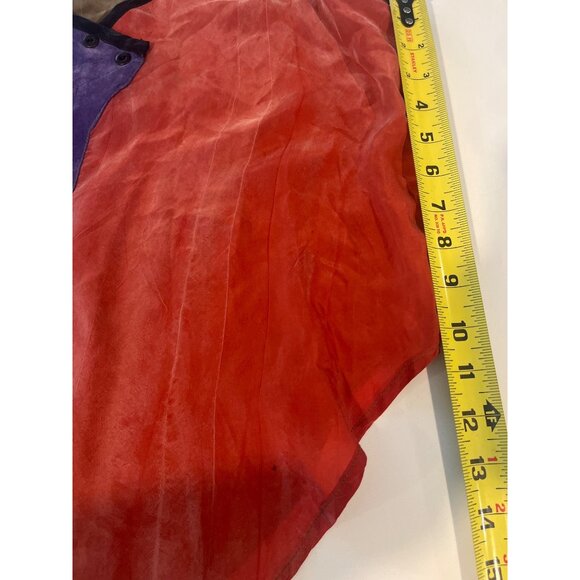 Colorblock Sleeveless Blouse With Button Detail Womens M unknown brand 100% silk - Picture 9 of 10